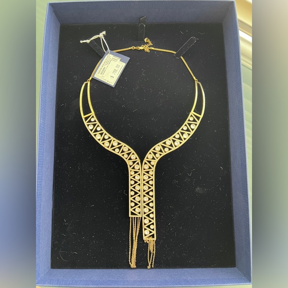 NIB New in Box Swarovski Crystal Bib Necklace - Picture 7 of 7